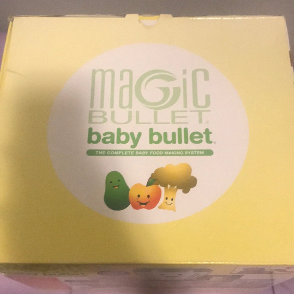 Magic baby bullet baby food processing system!